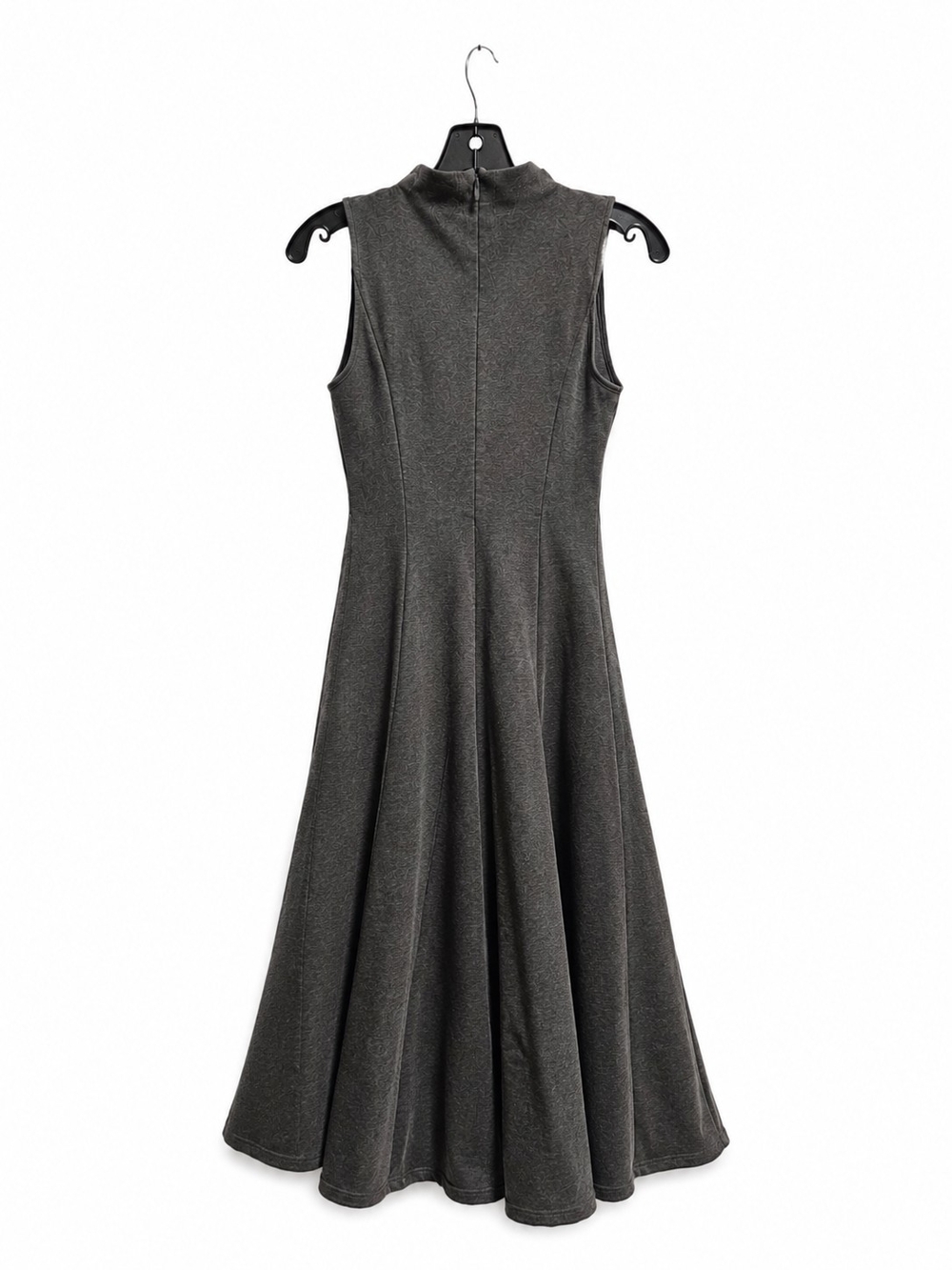 Wilfred Charcoal Grey Sleeveless Fit & Flare Midi Dress Size 6 - Picture 5 of 5